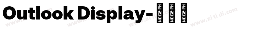 Outlook Display字体转换